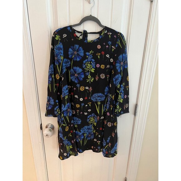Anthropologie Maeve Lucinda Silk Tunic Floral Dress Sz Small - Picture 2 of 7